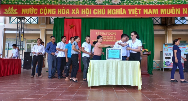 Trường TH- THCS Đông Thành hưởng ứng tuần lễ học tập xuất đời,kỉ niệm ngày khuyến học Việt Nam 2/10